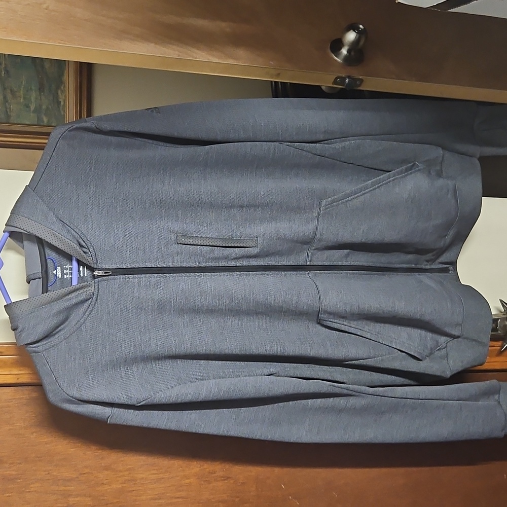 Adidas Climalite Gray Zip-Up Hoodie